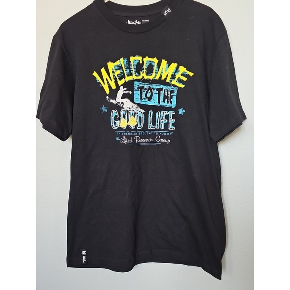 LRG Welcome To The Good Life Graphic Tee Streetwear Black XXL